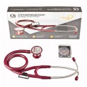 Стетофонендоскоп CS Medica CS-422 Premium, малиновый - 2